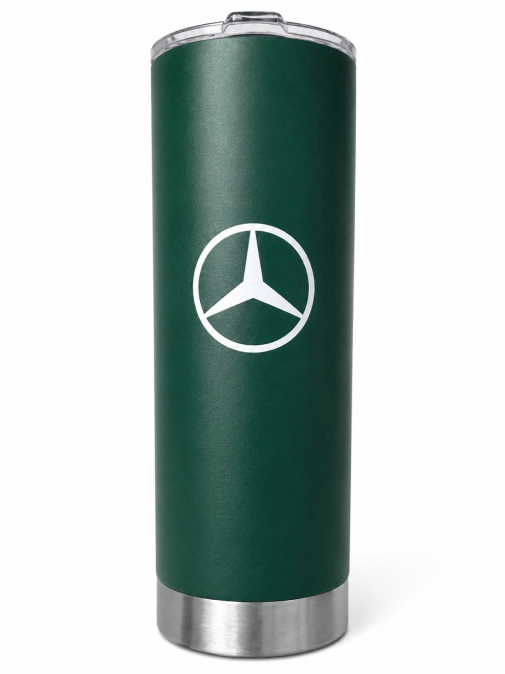 Mercedes-Benz Matte Green Stainless Travel Tumbler 24OZ tea coffee W/lid NEW